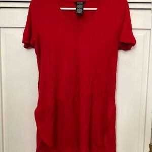 Premise Women's Red V-Neck Top